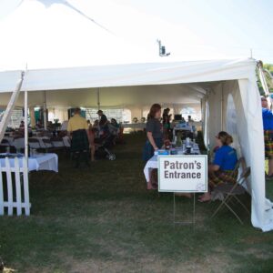 2025 Games Patron Tent